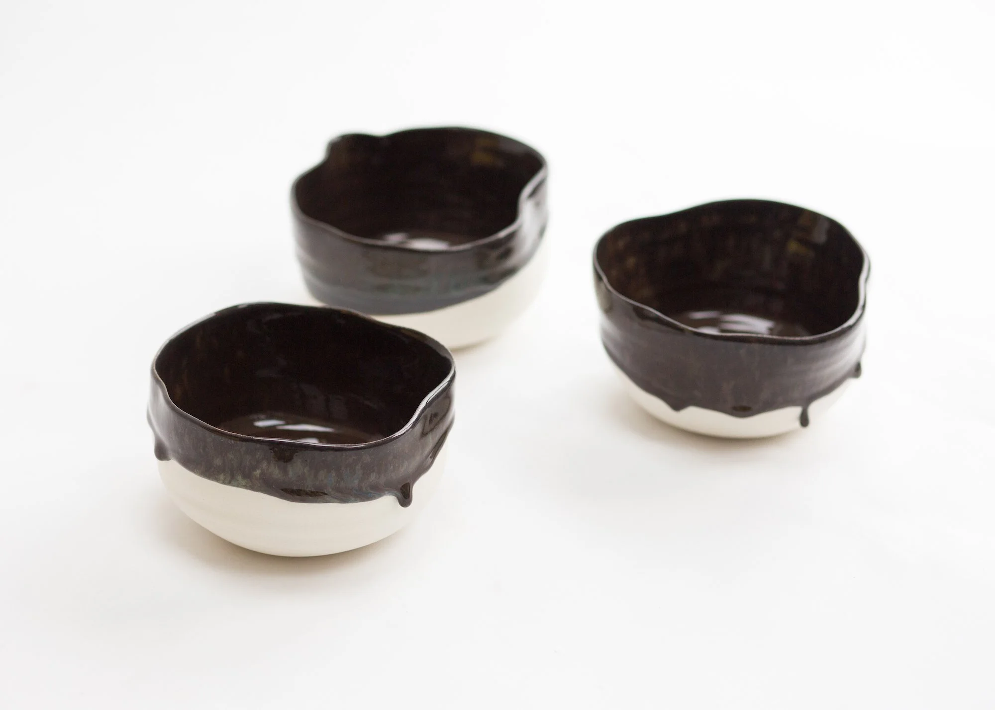 KA Ceramics Tenmoku organic teabowls 13cm x 7cm.jpg