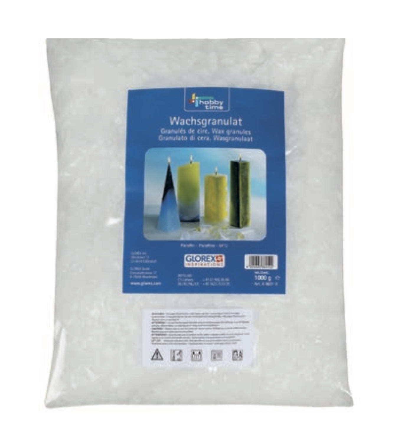 Glorex 6 8601 0 Granulés de cire - 1000 g Glorex 6 8601 0 Granulés de cire - 1000 g