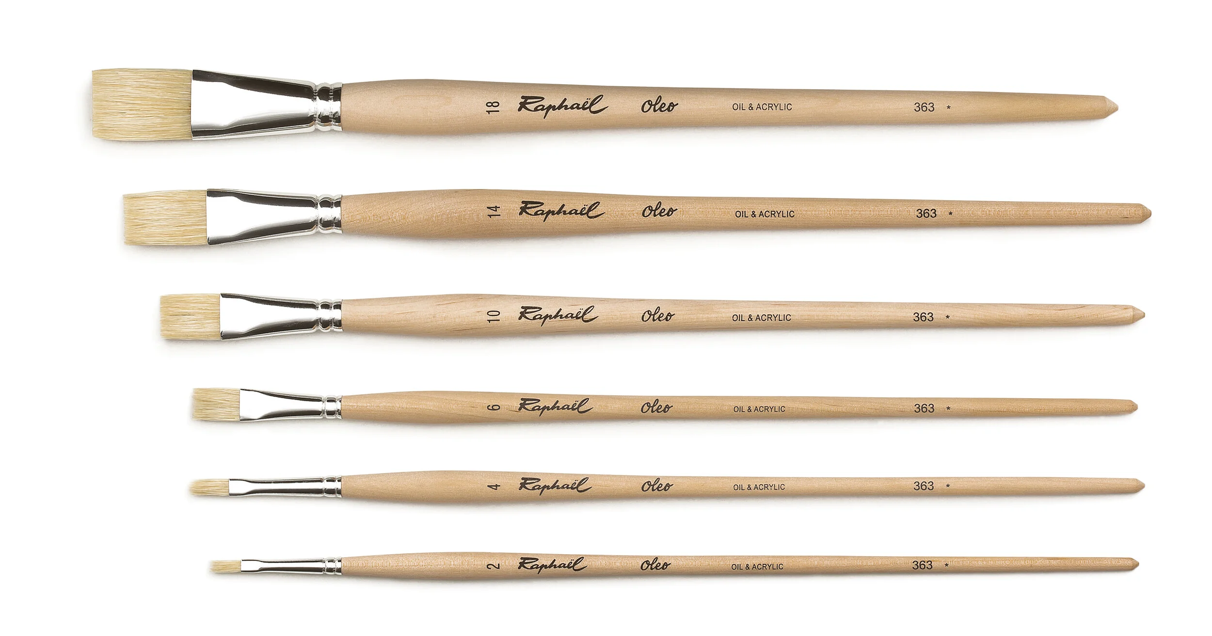 Brosse Huile Soies beau blanc