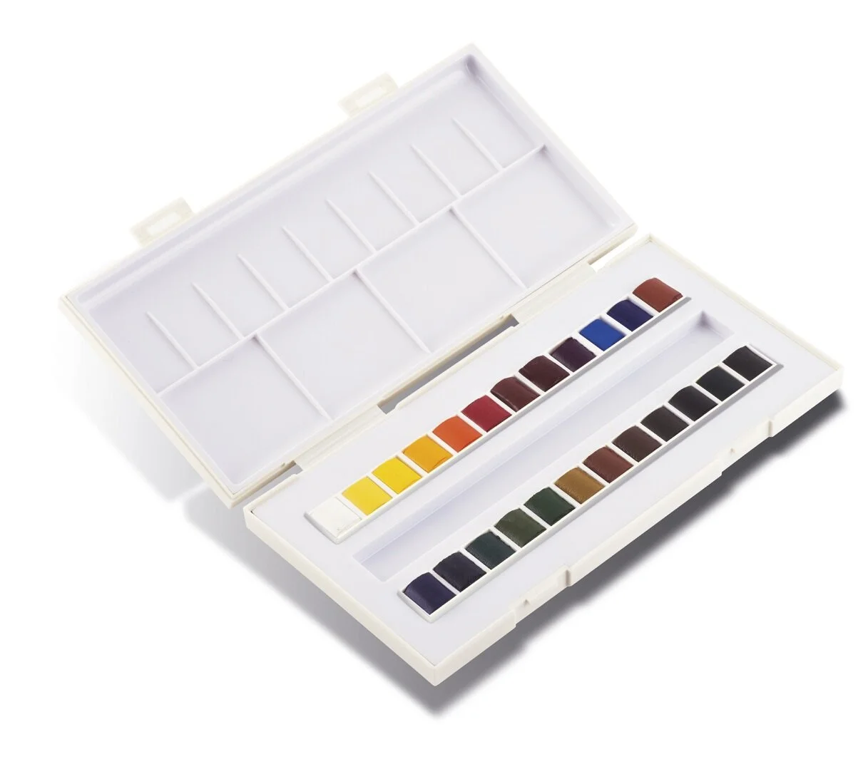 La petite Aquarelle, Boîte de voyage de 24 ½ godets fine Sennelier