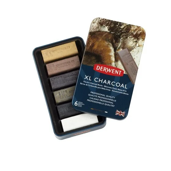 XL Charcoal 6 Blocks