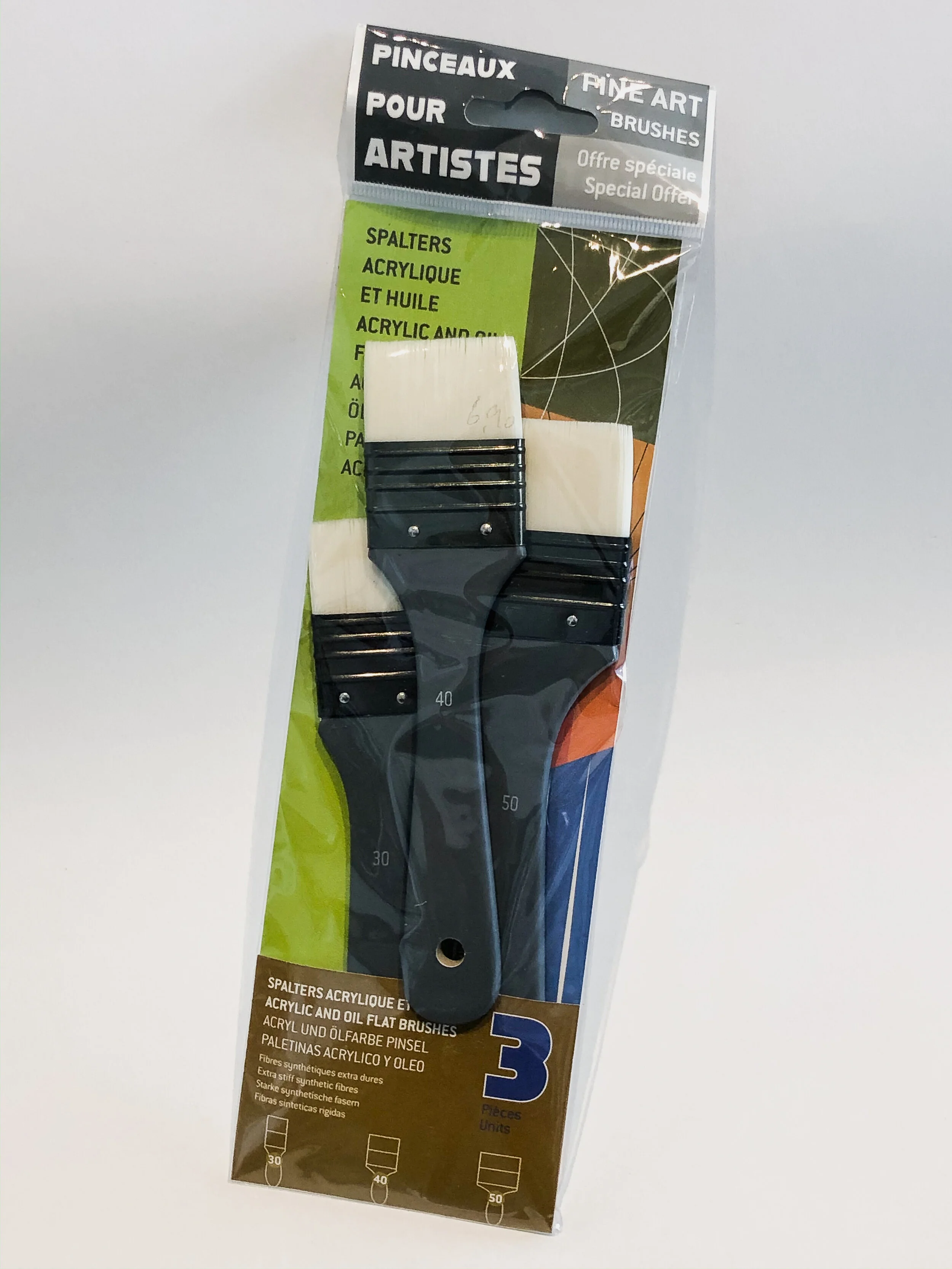 Set 3 spalters Acrylique et Huile