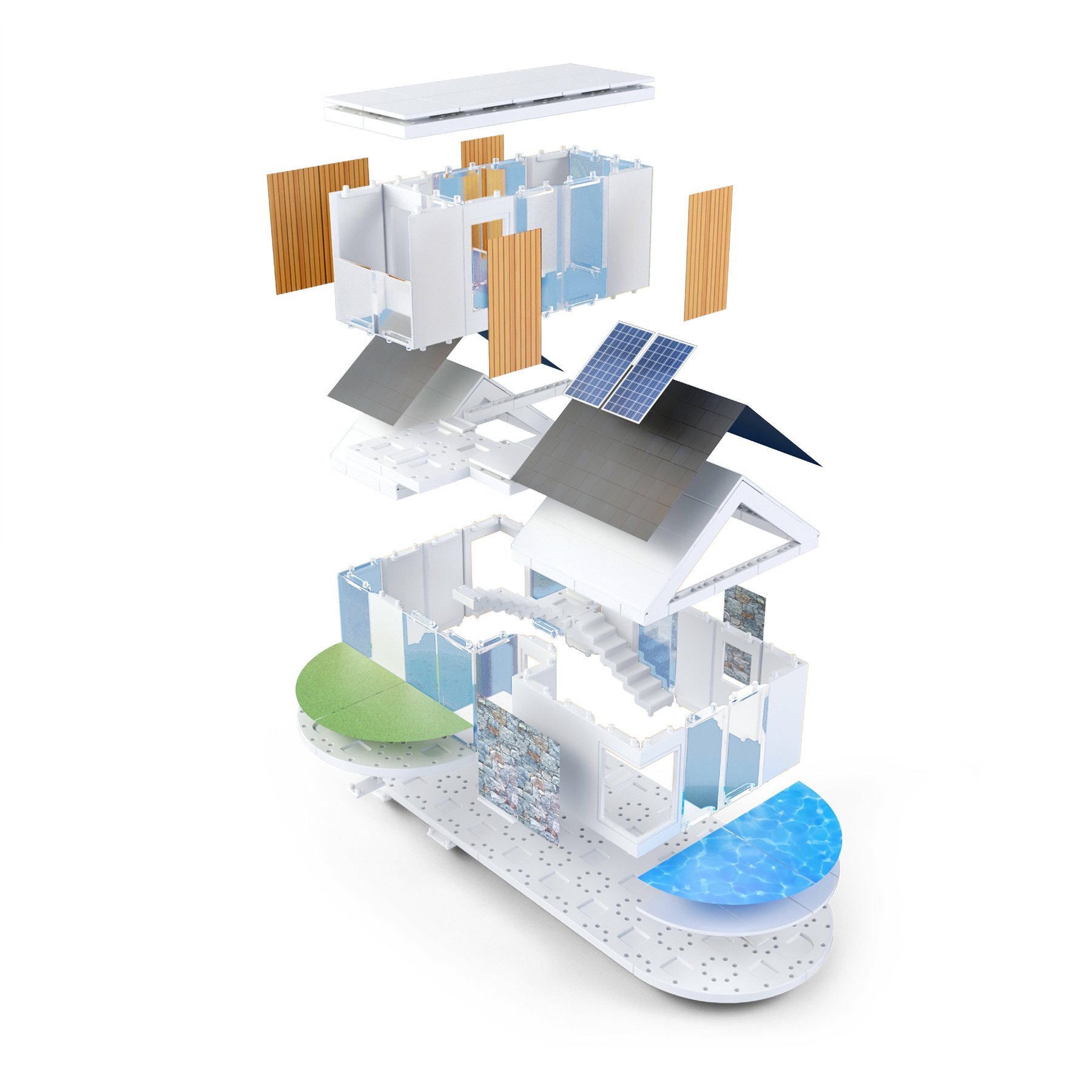 Kit de construction de maison modèle réduit pour architecte Go Plus 2.0  pour enfants — Lez'Arts