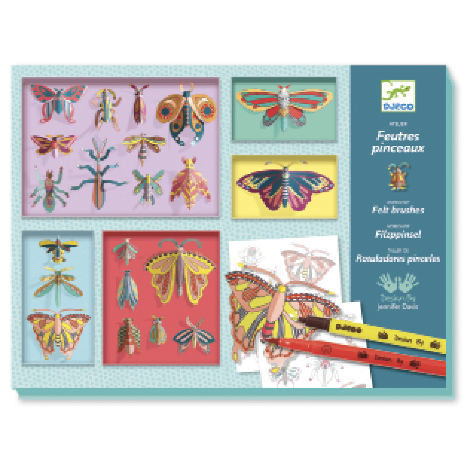 Feutres pinceaux DJECO