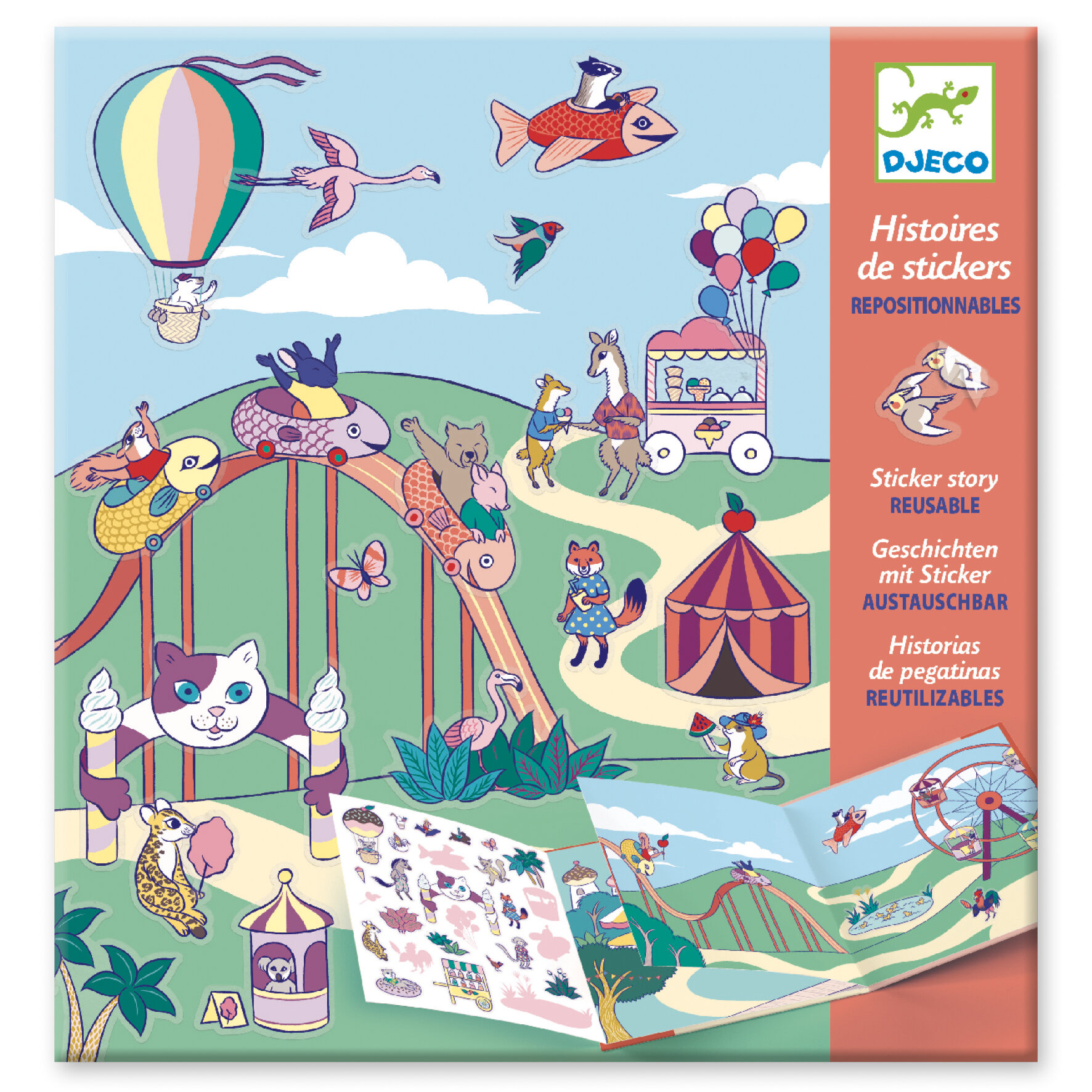 Histoires de stickers "la fête foraine" DJECO