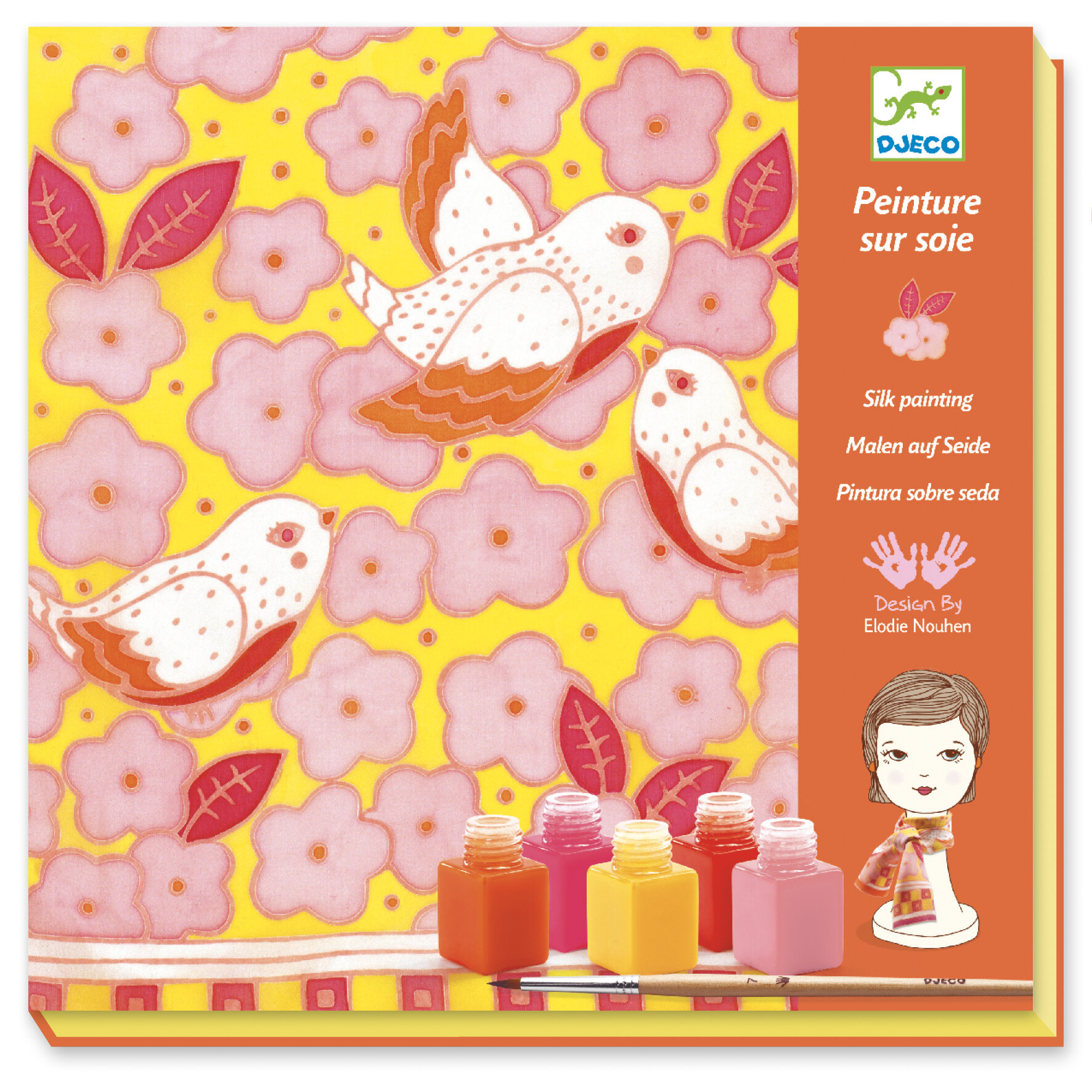 Peinture sur soie DJECO