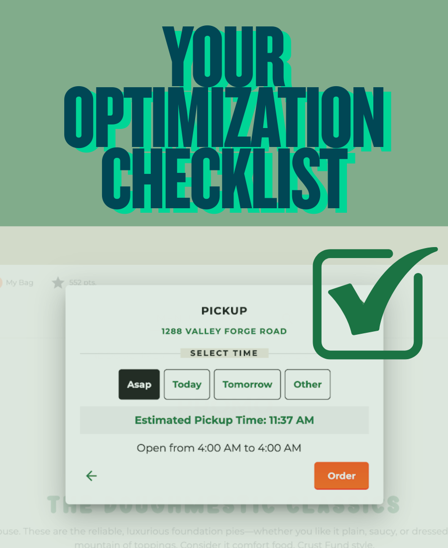 The Restaurant Optimization Checklist (That Actually Moves the Needle)