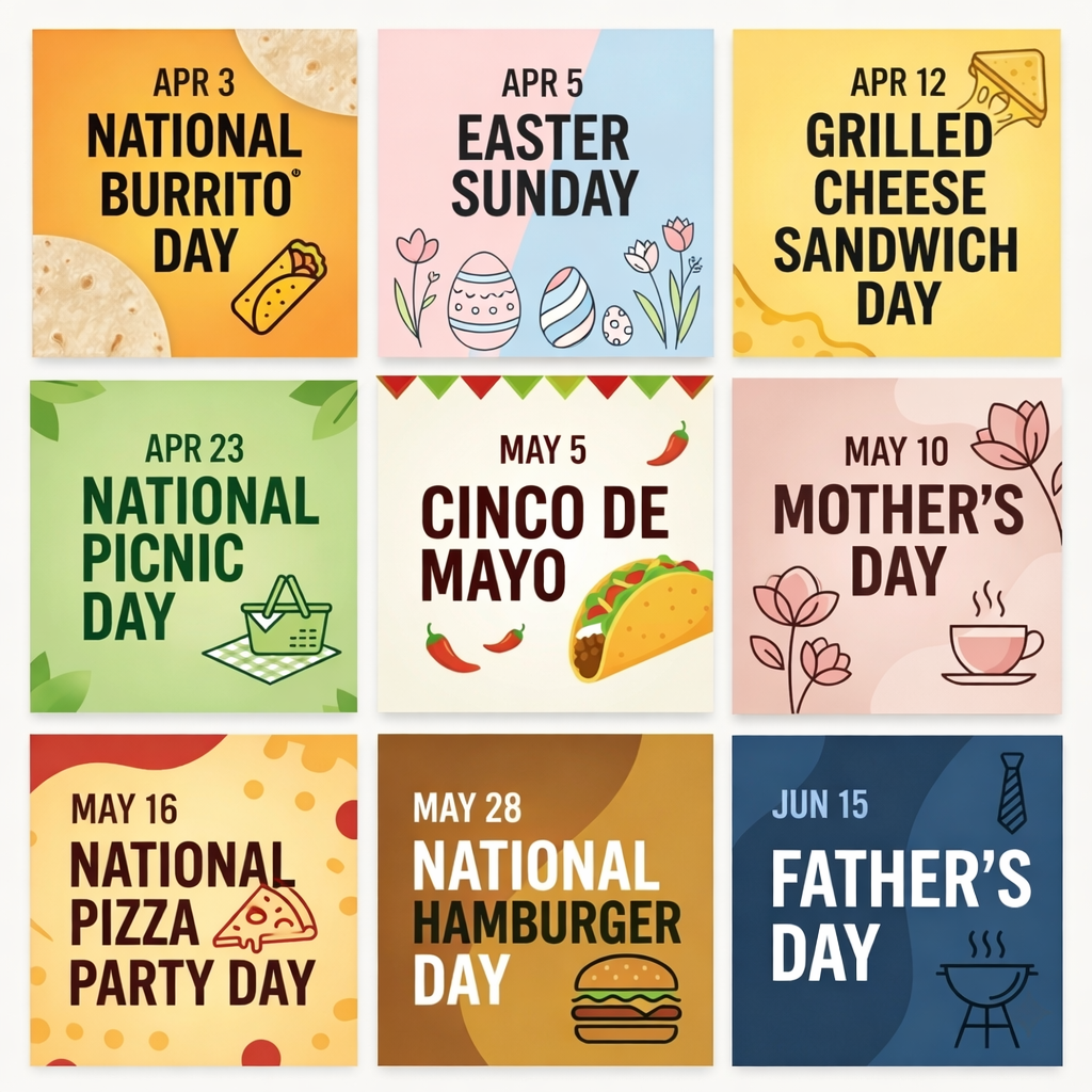 Q2 Restaurant Marketing Calendar: Promotions to Boost Orders &amp; Engagement