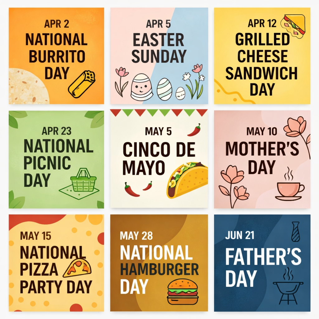 Q2 Restaurant Marketing Calendar: Promotions to Boost Orders &amp; Engagement