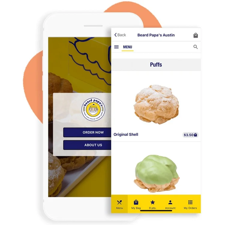 Branded online food ordering system for restaurants and caterers