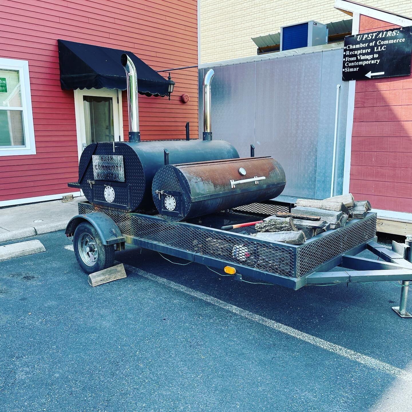 Gearing up for SUMMERFEST! The smoker has arrived! Thanks to @mike_terrypeery for hooking us up! You&rsquo;re not gonna wanna miss the party this Saturday, July 17th only at Bacova Beer!