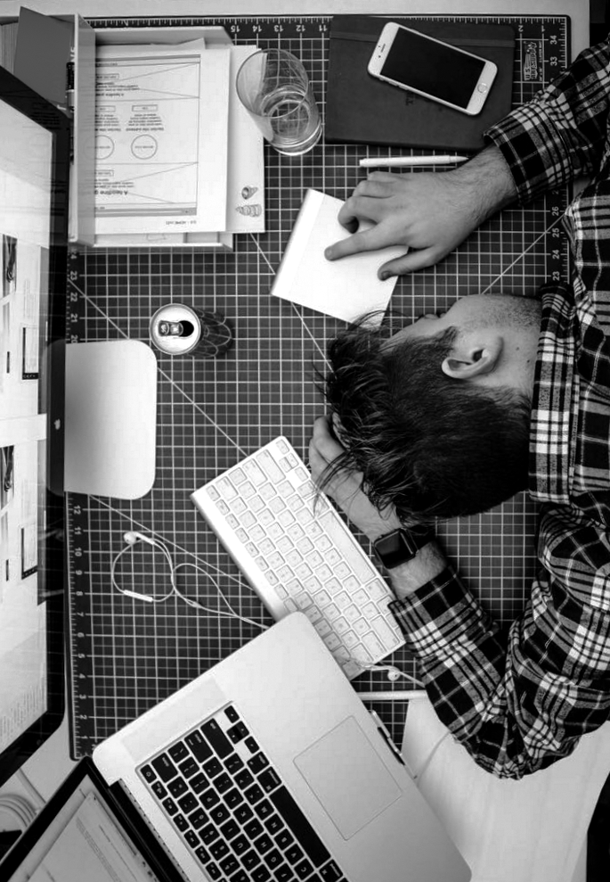 Hard at work.