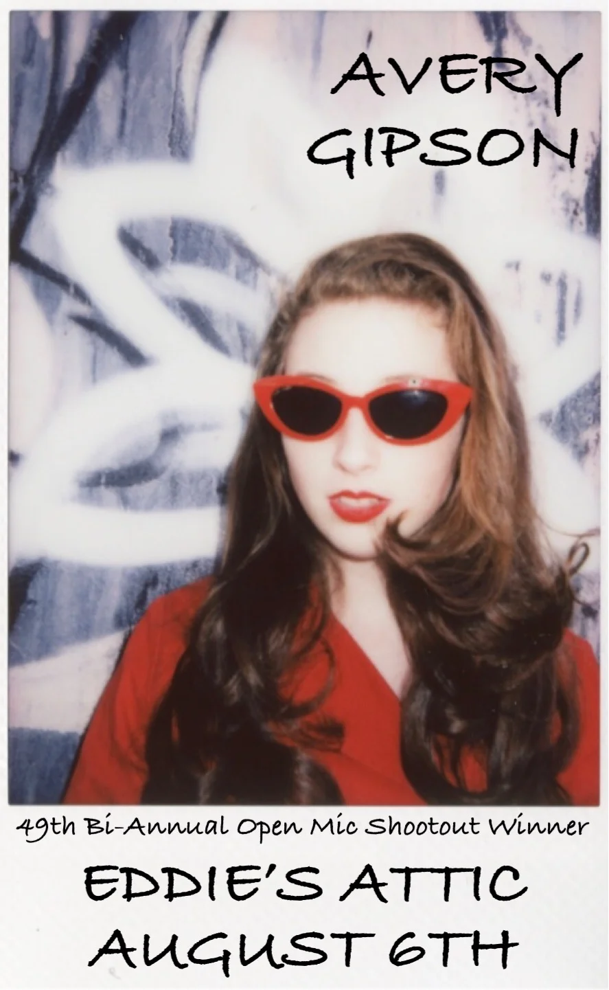 MY FIRST HEADLINING SHOW! EDDIE'S ATTIC - AUGUST 6TH - 7:30 PM 