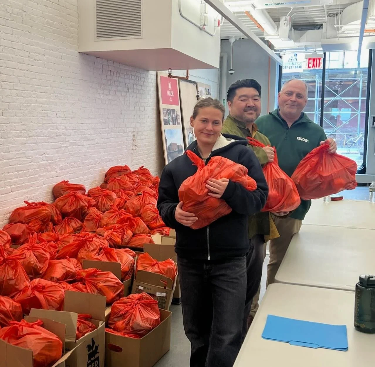 Thank you so much @cpc_nyc for hosting us at MADE Terminal this weekend. We had a great time welcoming in the Year of the Fire Horse and distributing over 400 bags of produce.