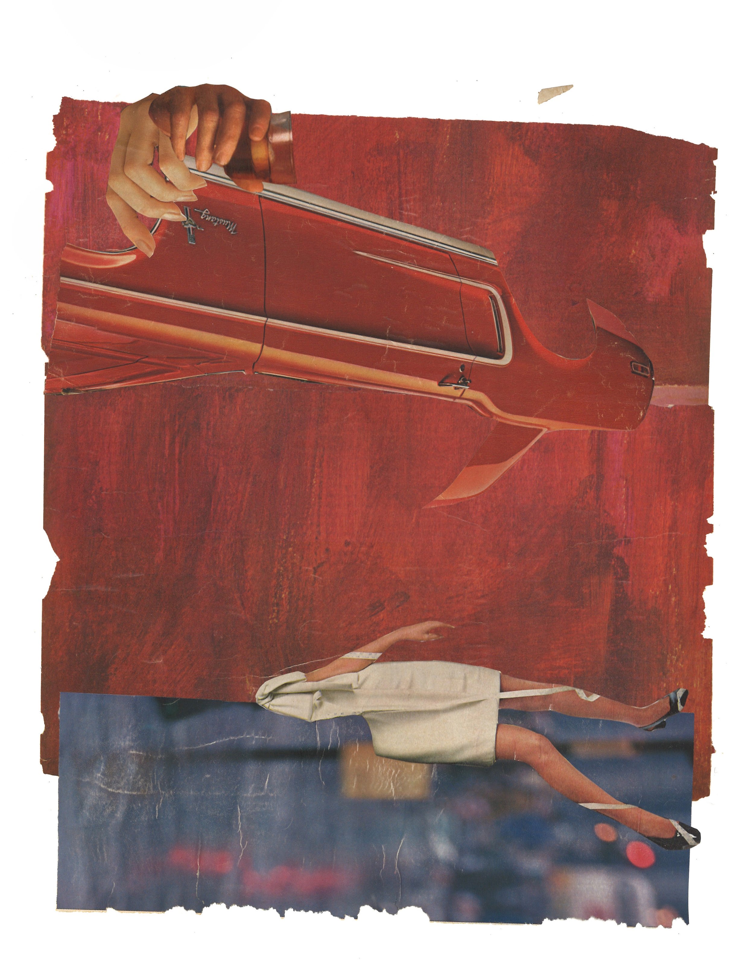   Crosstown to Astor Place, 2pm   12×16 inches   