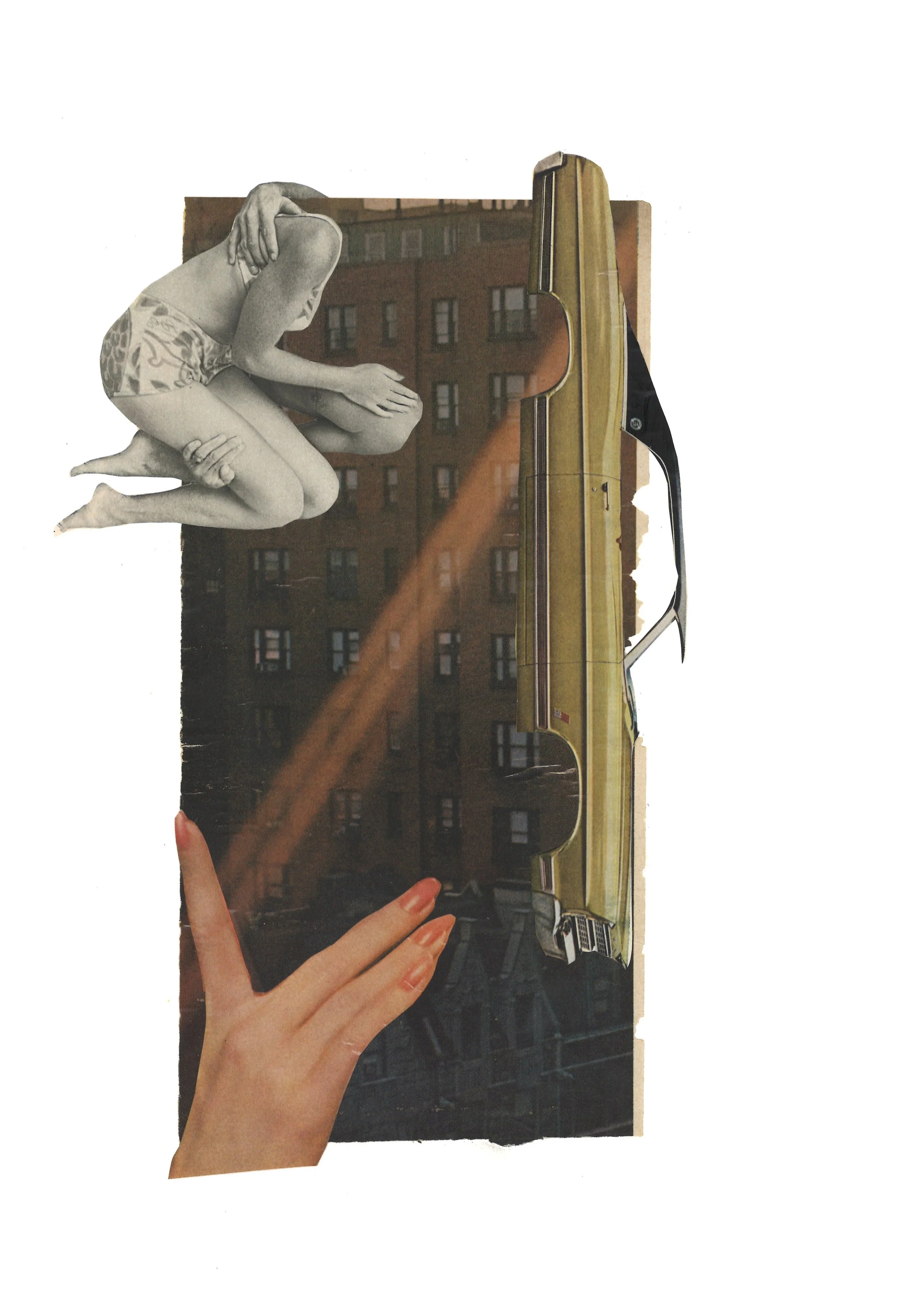   The Beach In Between   12×16 inches   