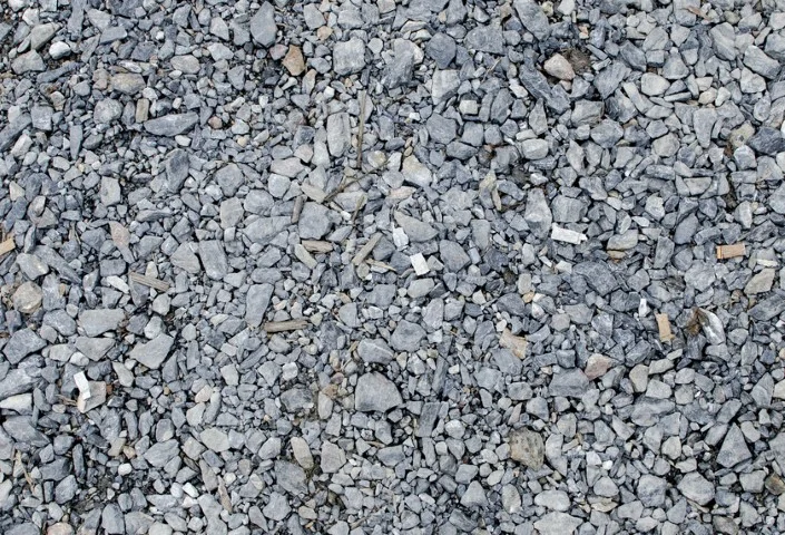 Gravel Crushed Rock Hillside Stone Garden