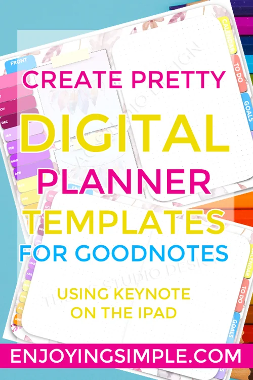 How To Create A Digital Planner With Hyperlinks In Keynote