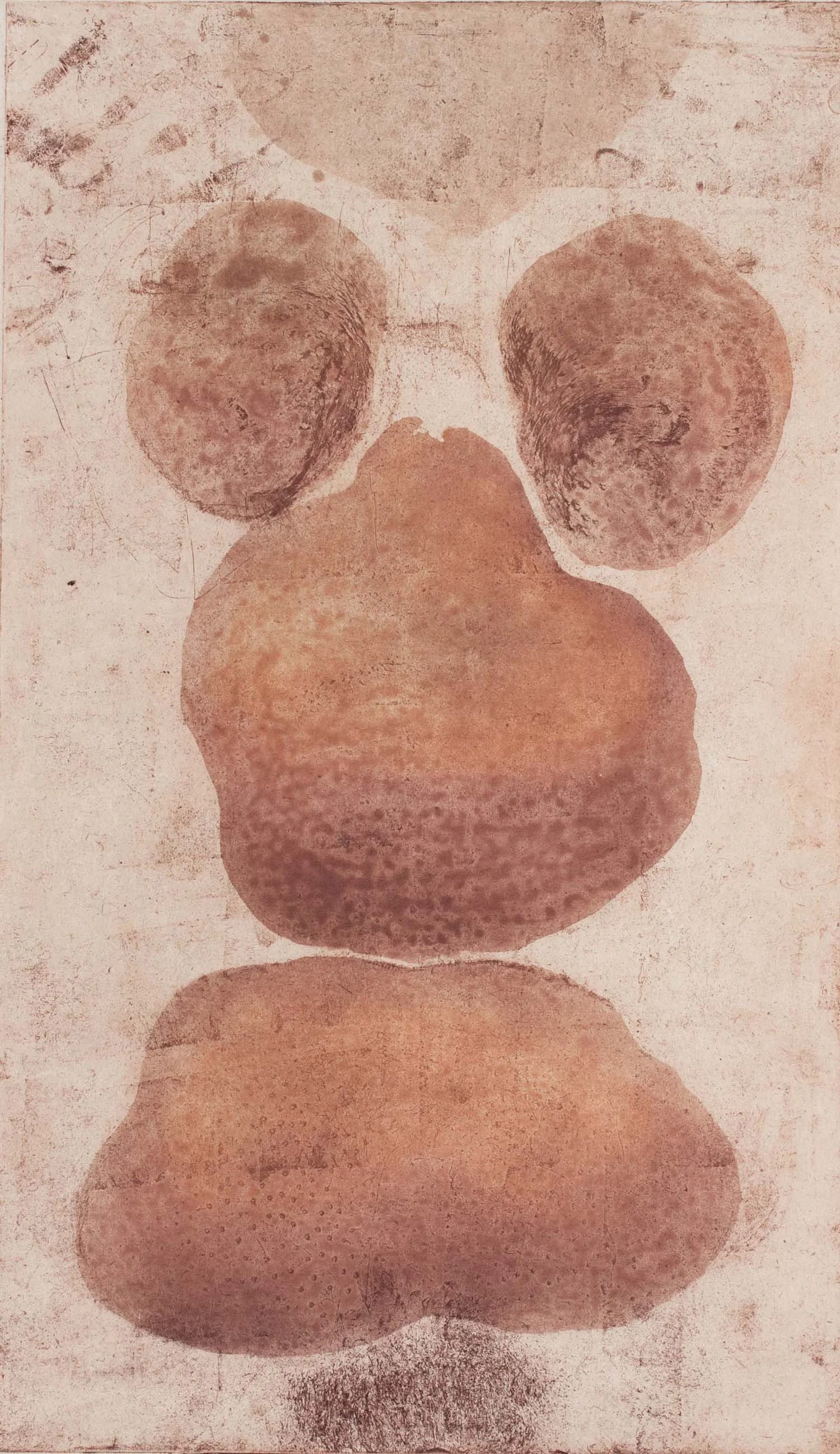 Against My Flesh, Soft Ground Etching printed a la poupee, 14" by 24", 2012