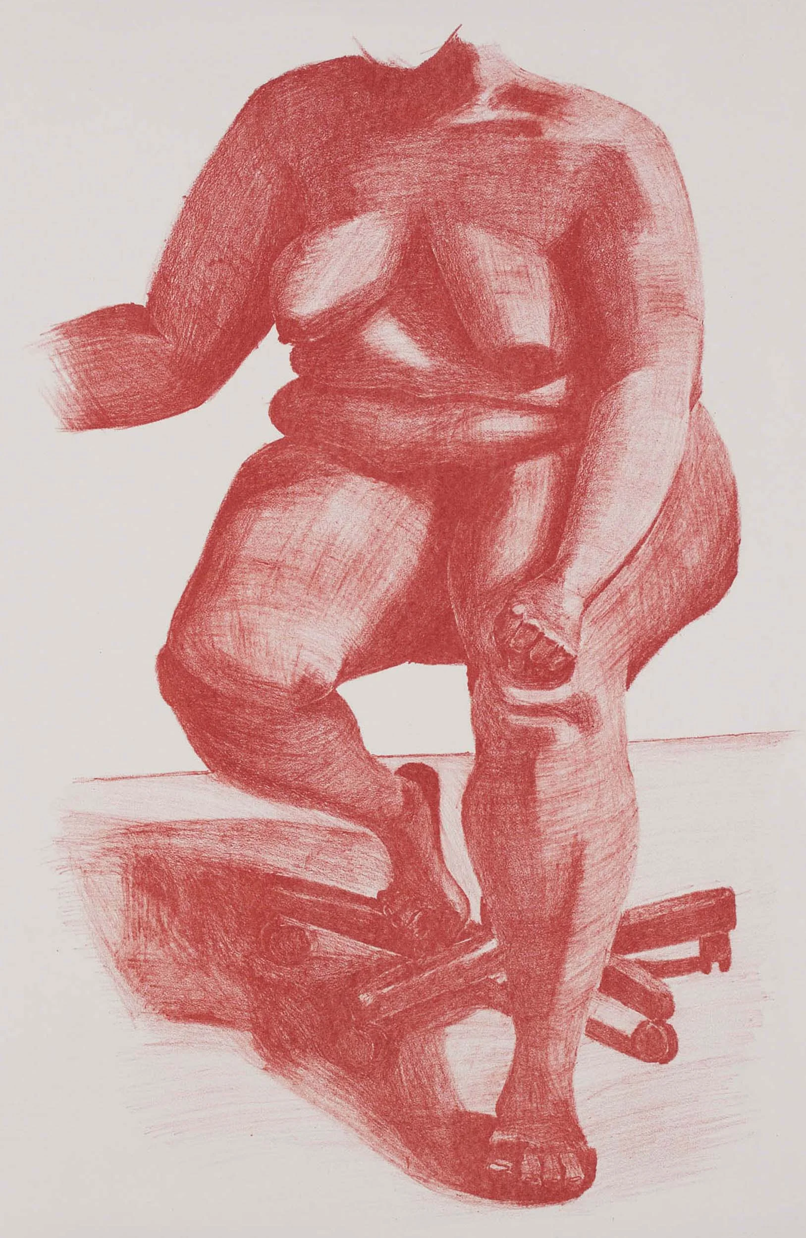 Mirror Self 01, Lithograph, 15" by 22", 2011