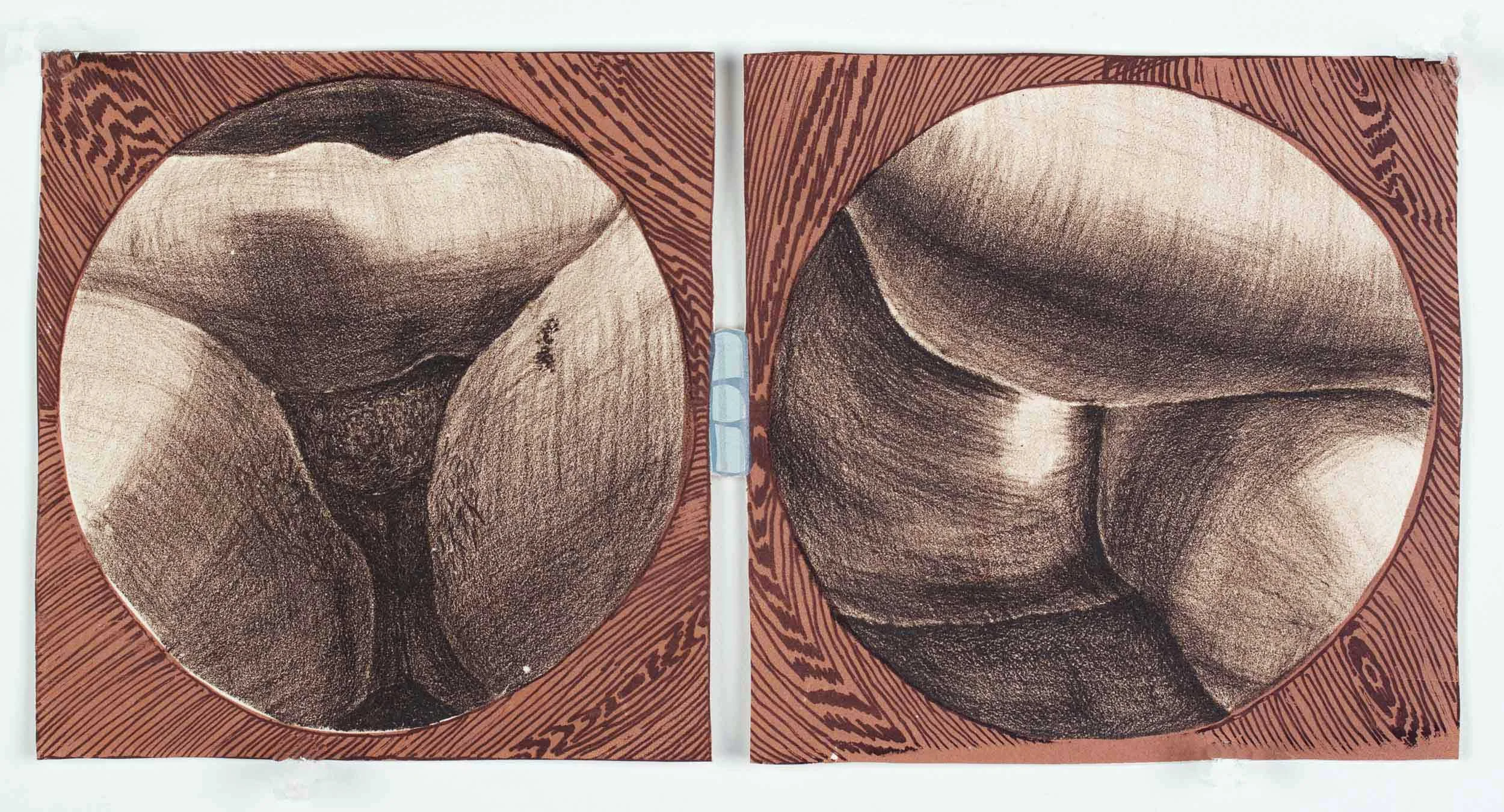 Open/Close, Lithograph with Silkscreen, 8" by 4", 2011