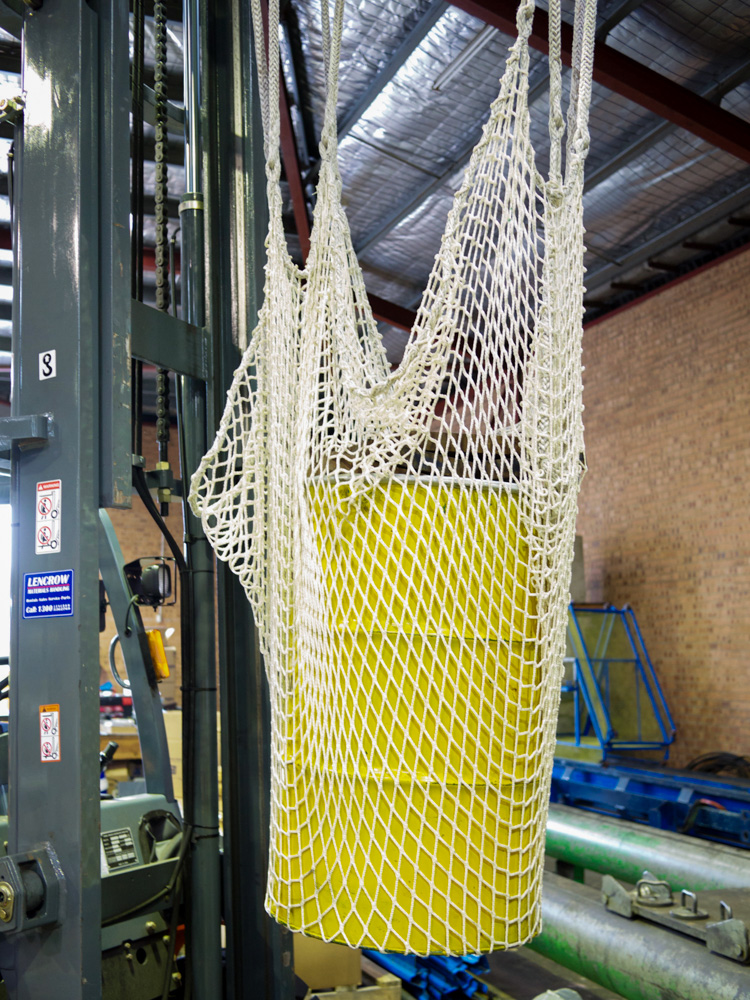 Drum lifting nets