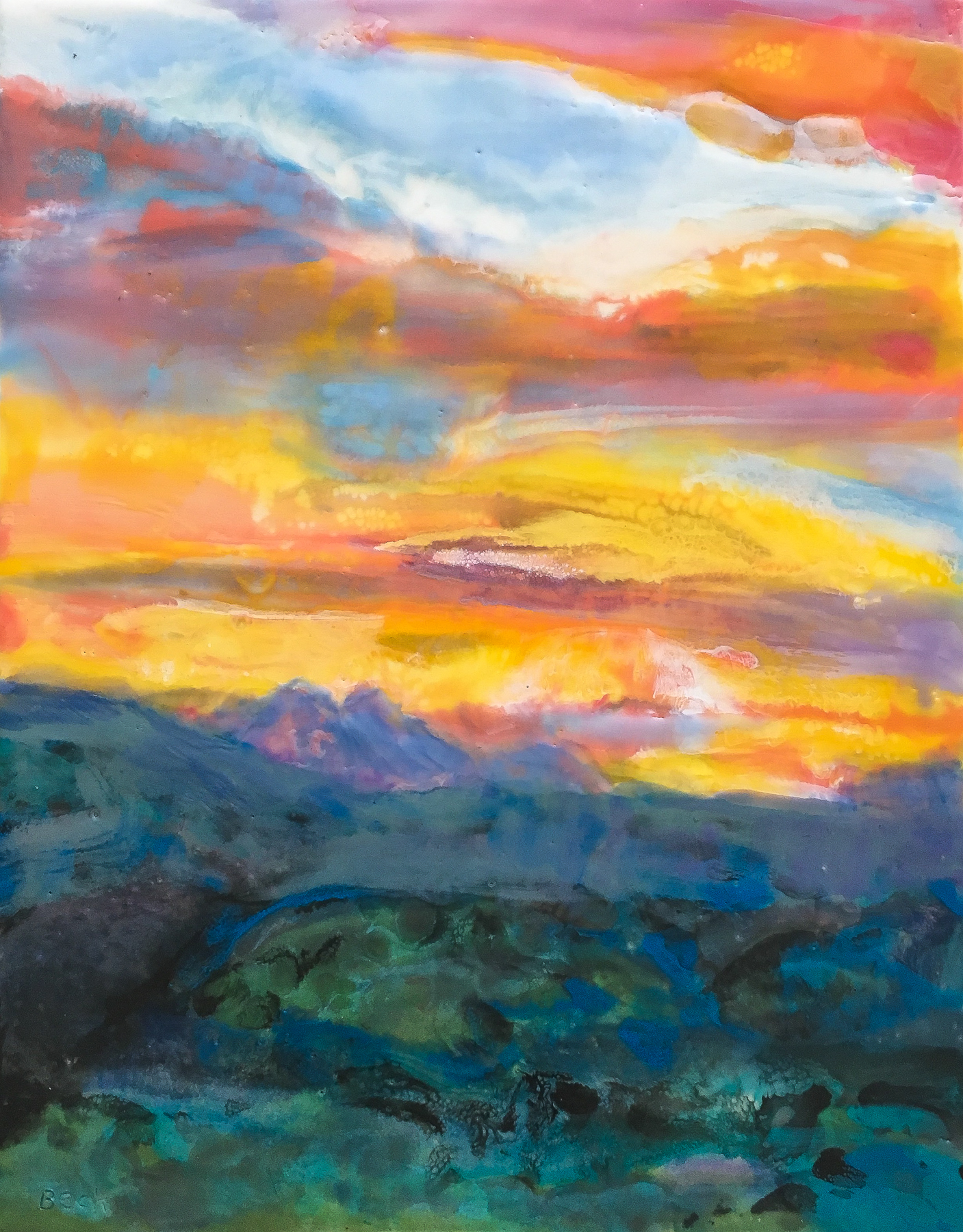 Sunset Over Longs Peak (Copy)