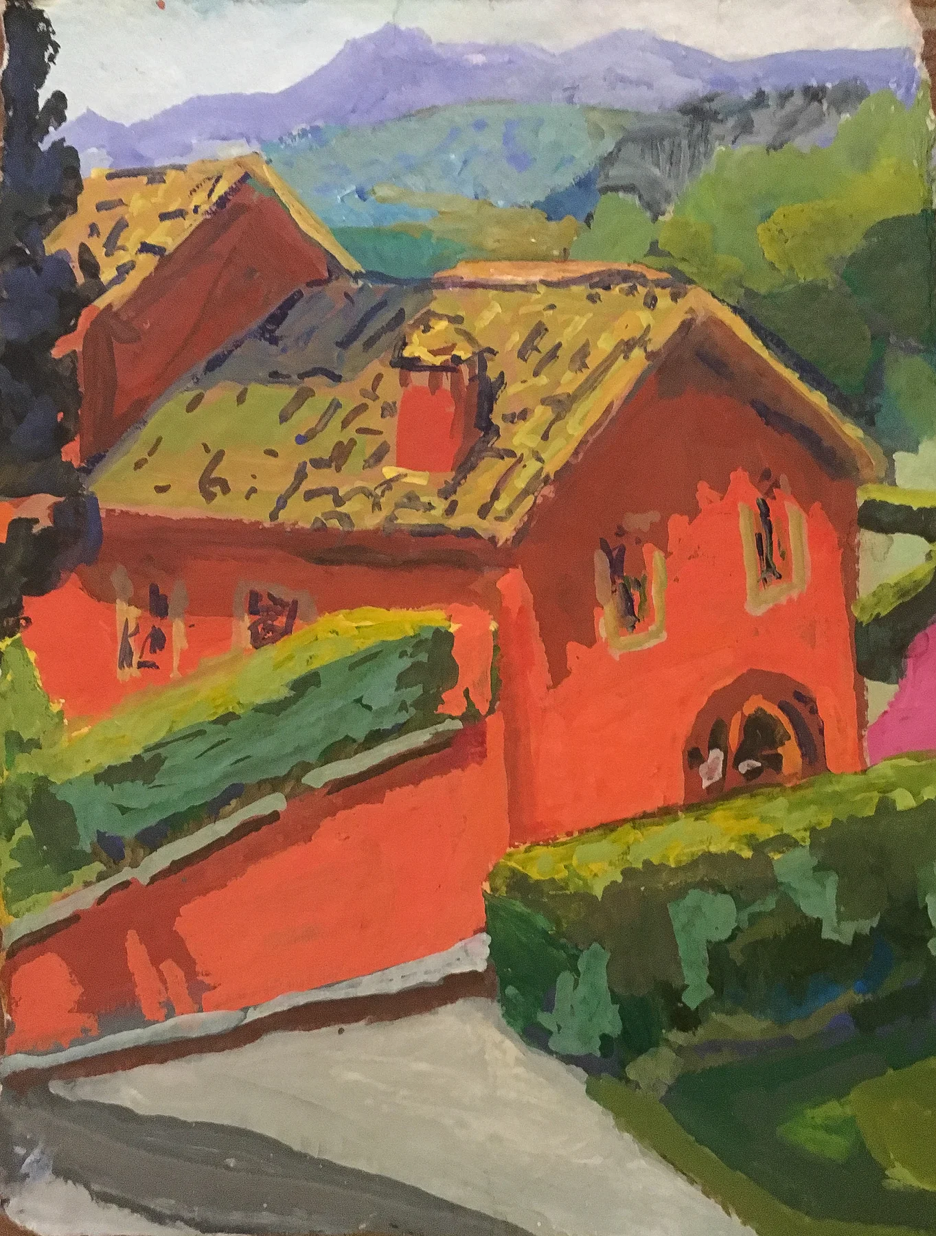 Red House in Tuscany