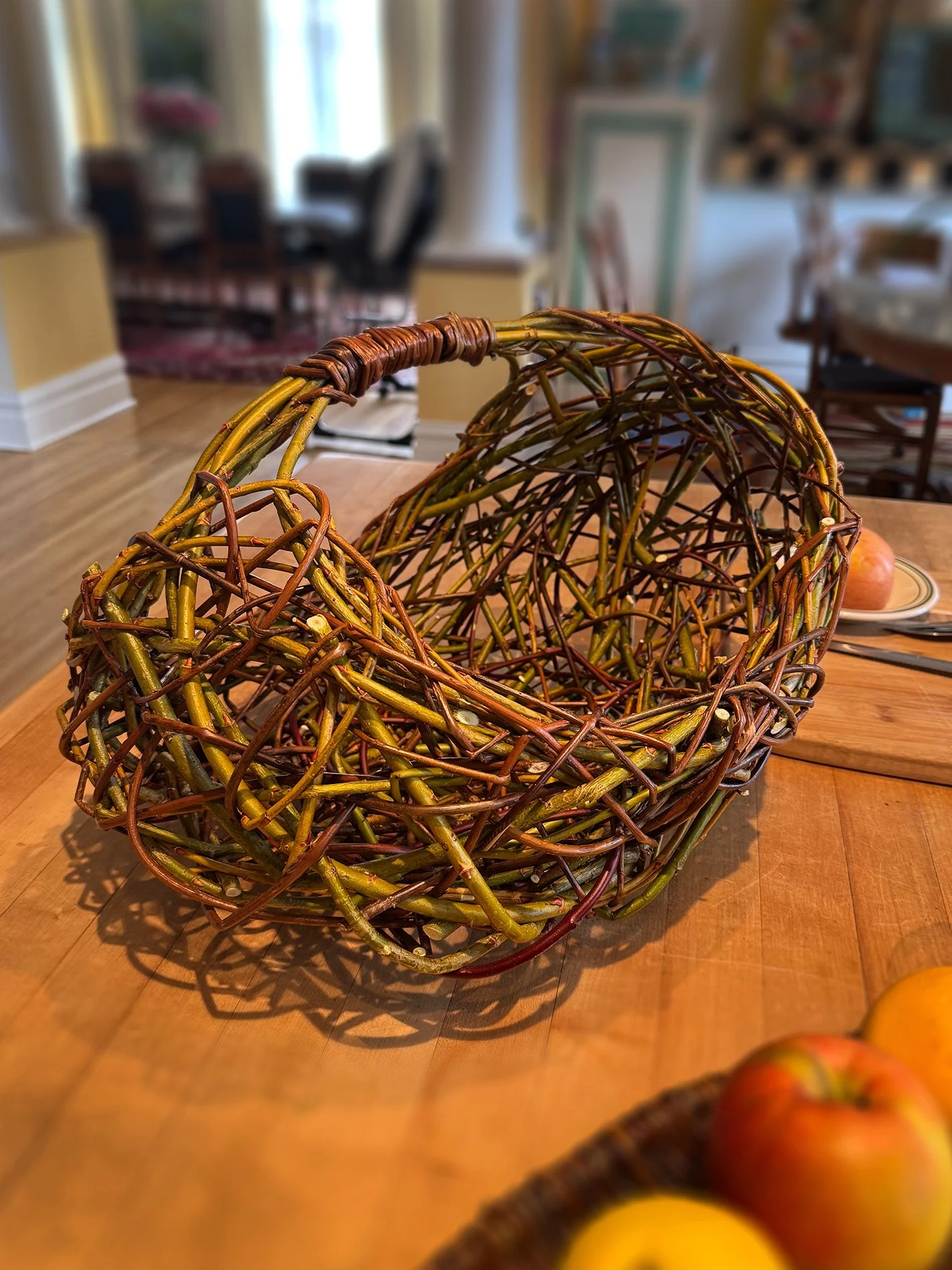 Random Weave Willow Trug