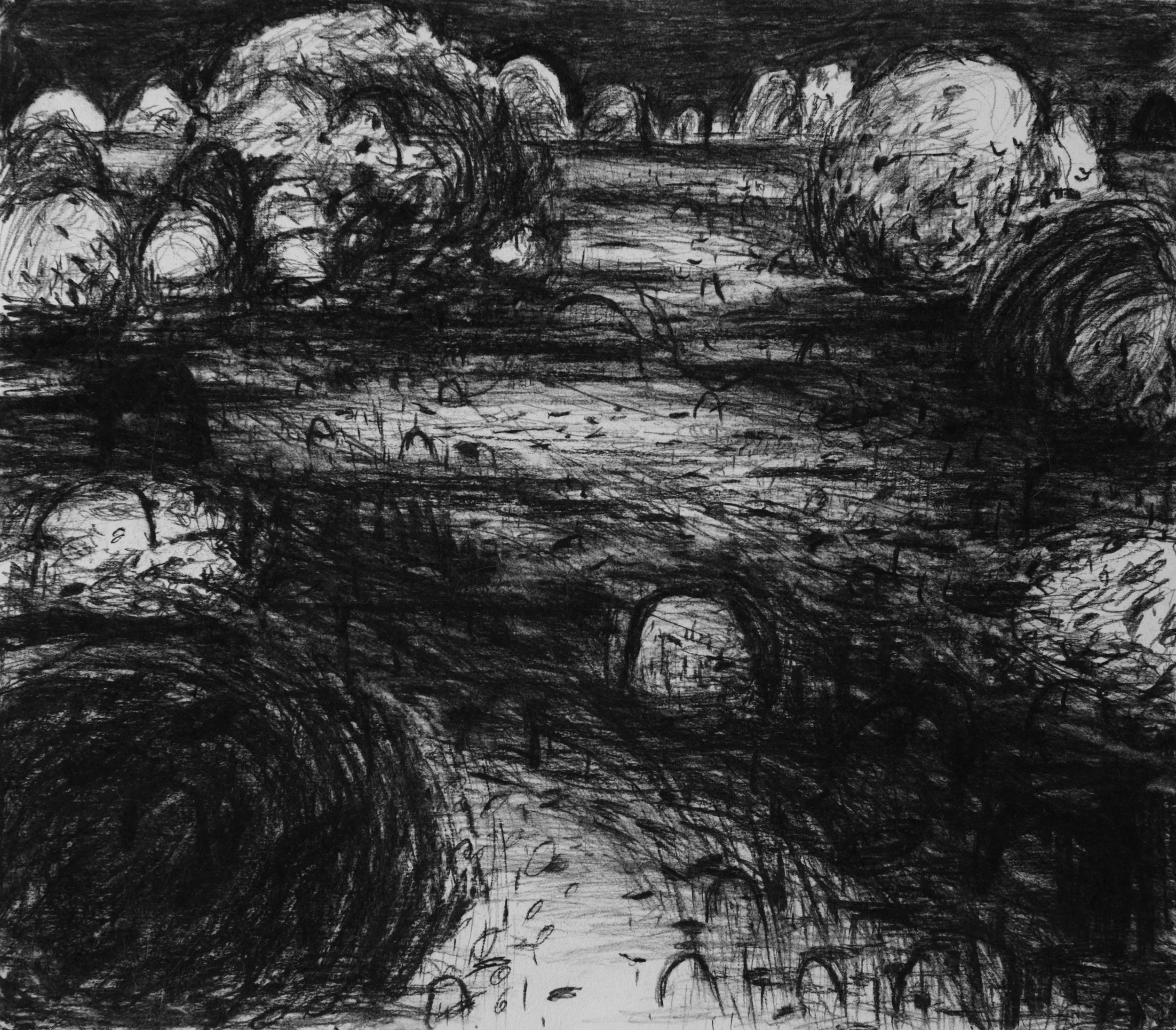 Towra Point_evening_charcoal.jpg