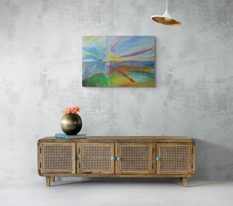 Flowers_sitting_on_rustic_wooden_cabinet.jpg