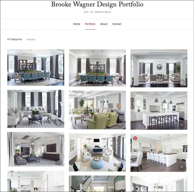Interior Design Portfolio of Brooke Wagner