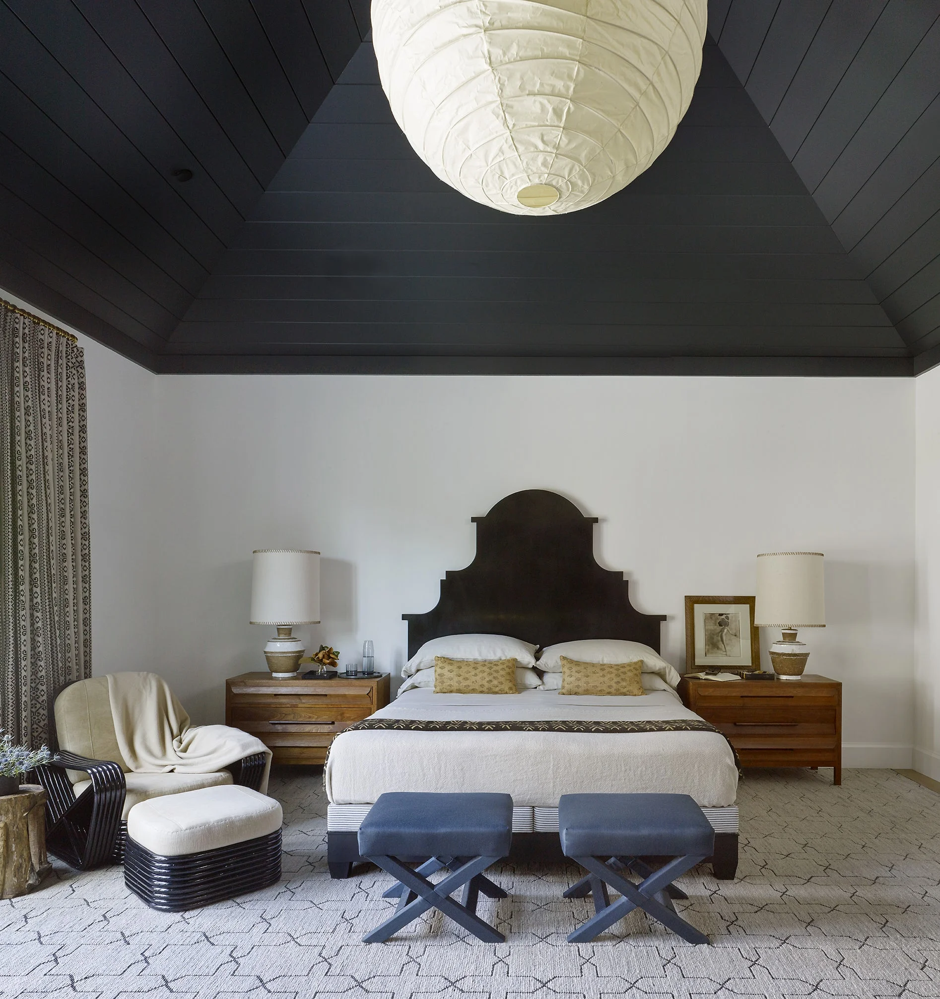 Pacific Palisades Master Bedroom Designed by Dan Scotti