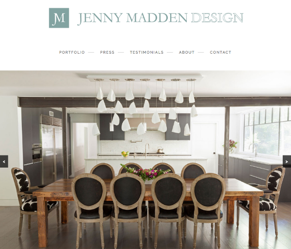 The home page of Dering Hall Member Jenny Madden Design .