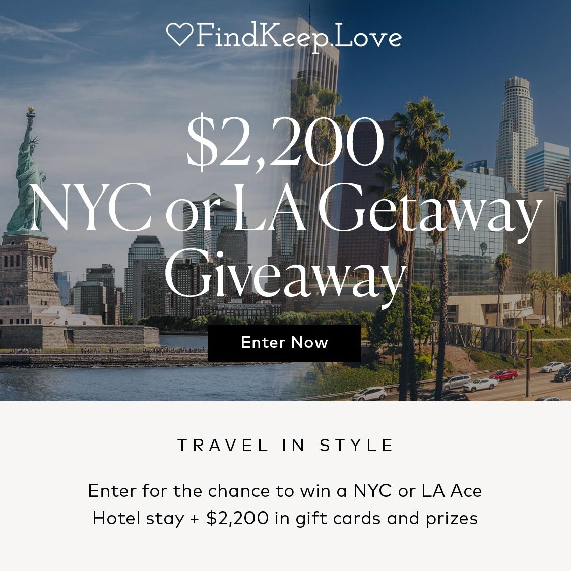 Enter to Win a NYC or LA Getaway, $300 Chairish Credit, and More