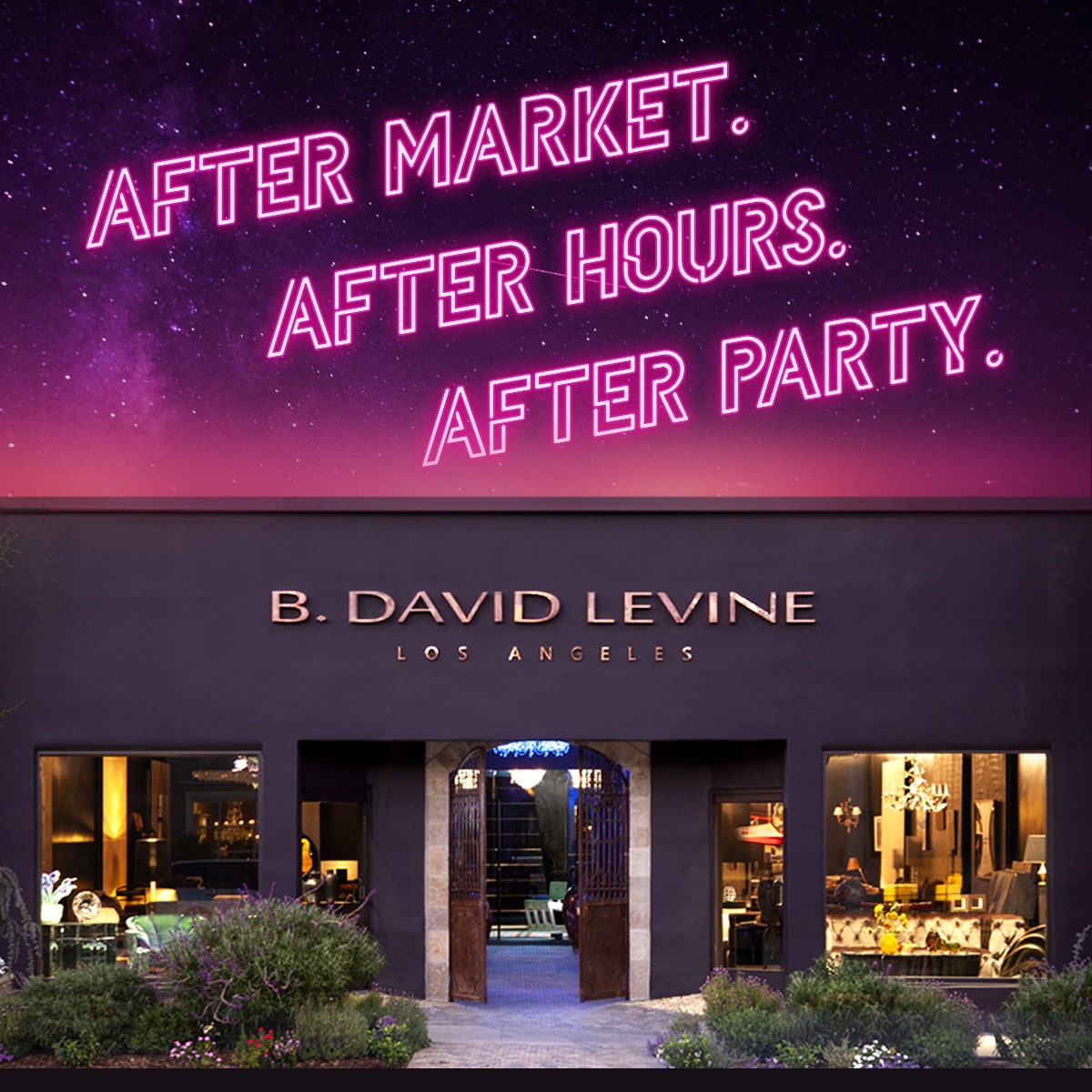 RSVP for the B. David Levine Showroom After Party 9/26