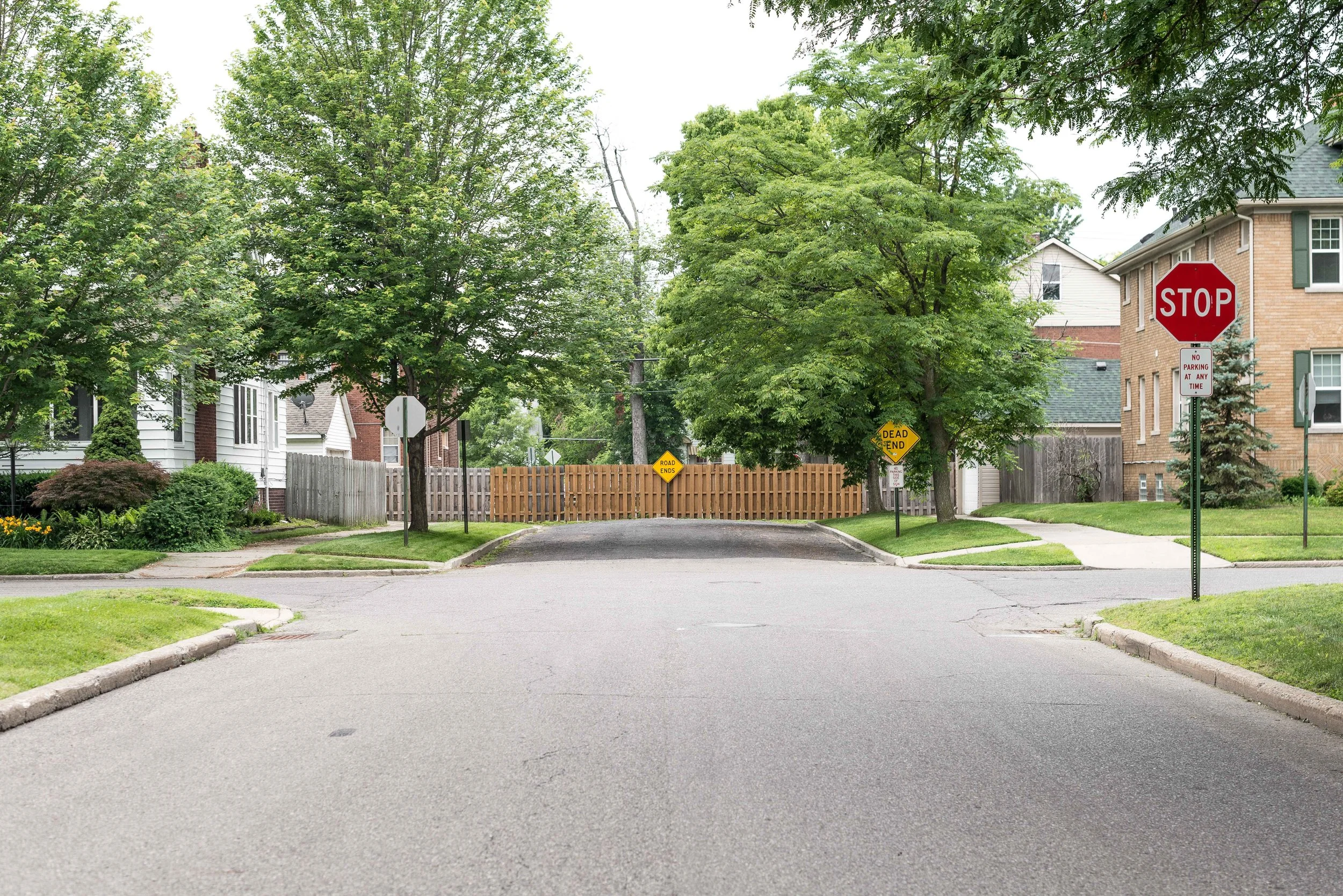  Grosse Pointe side of Brooks Street closing 