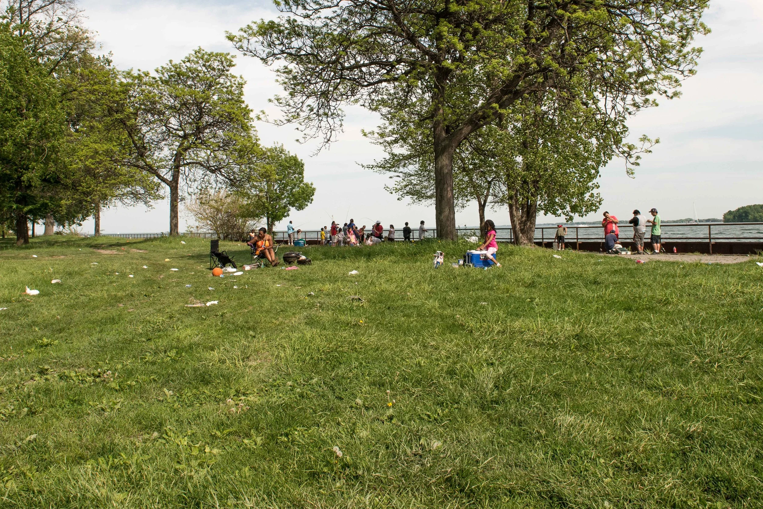 Detroit park, just on the other side of Alter from the Grosse Pointe park.&nbsp; 