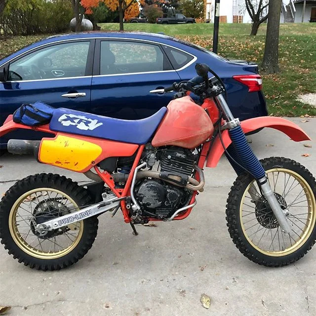 It was a very long drive but worth it for a cheap 2-carb XR! #XR600R