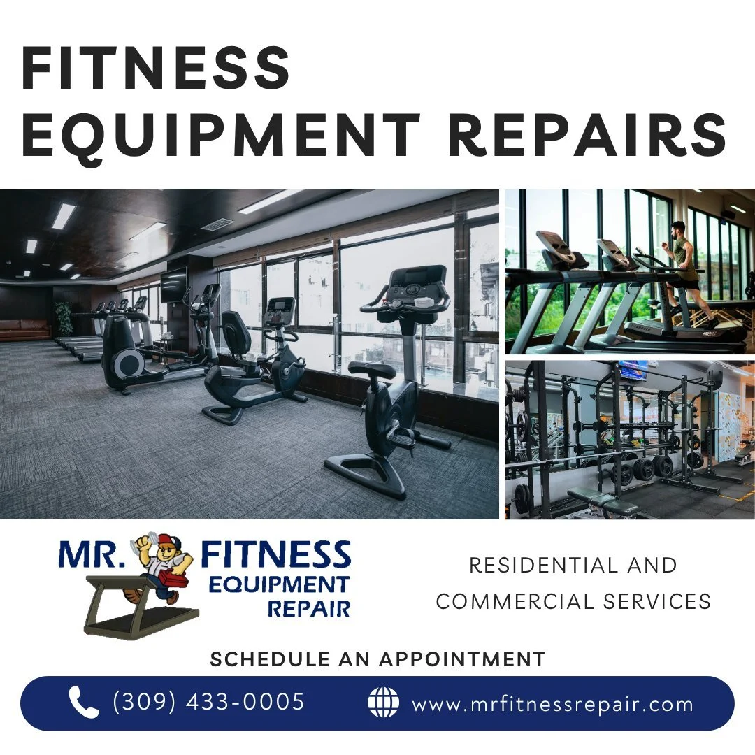 Never miss a work out when you call Mr. Fitness Repair.🛠🏃 We'll get your equipment running in no time!