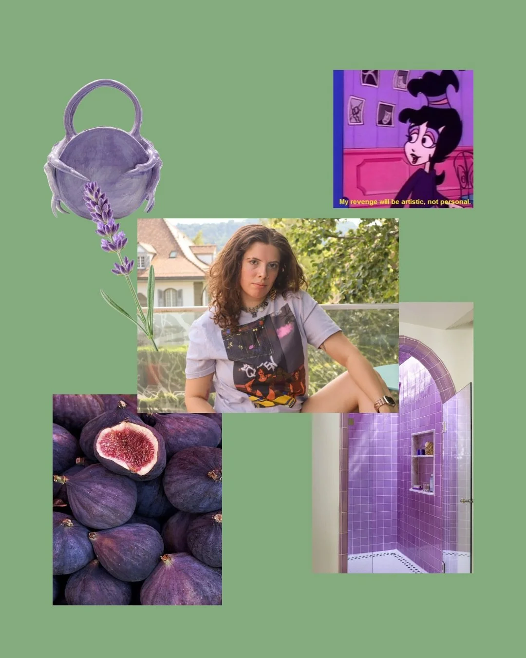 My pieces as colors 🍇