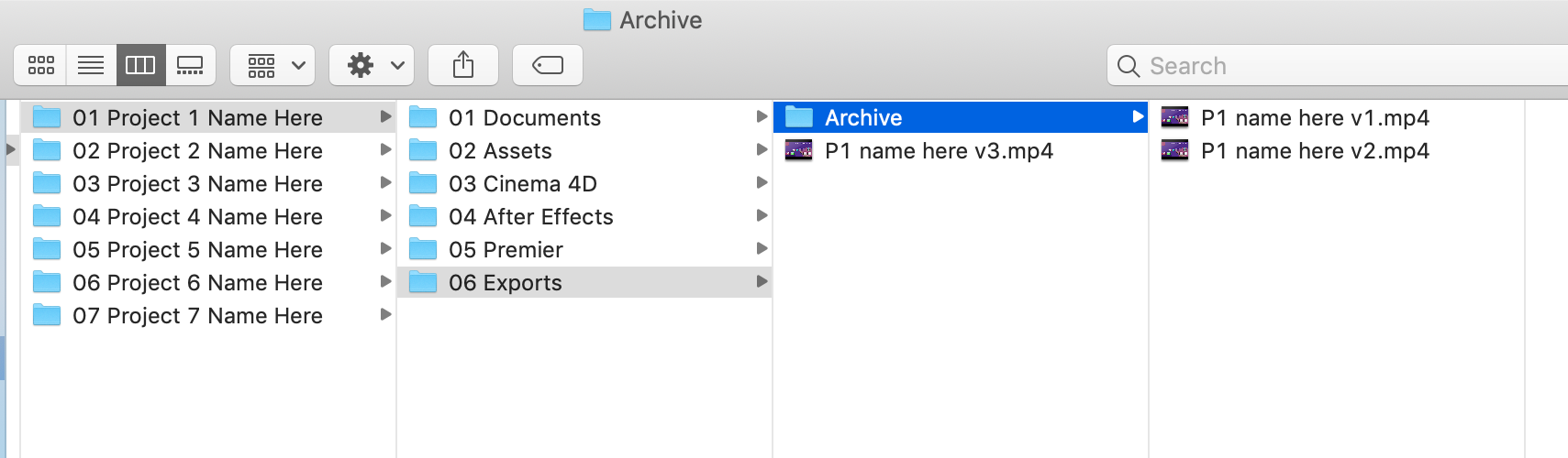 Step 5 - Archive Exports Folder.png