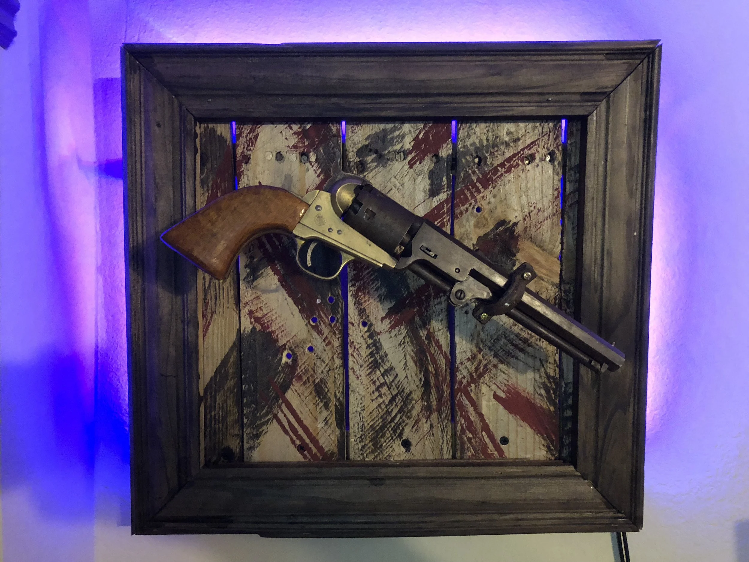 1843 Navy Colt Revolver Floating Mount