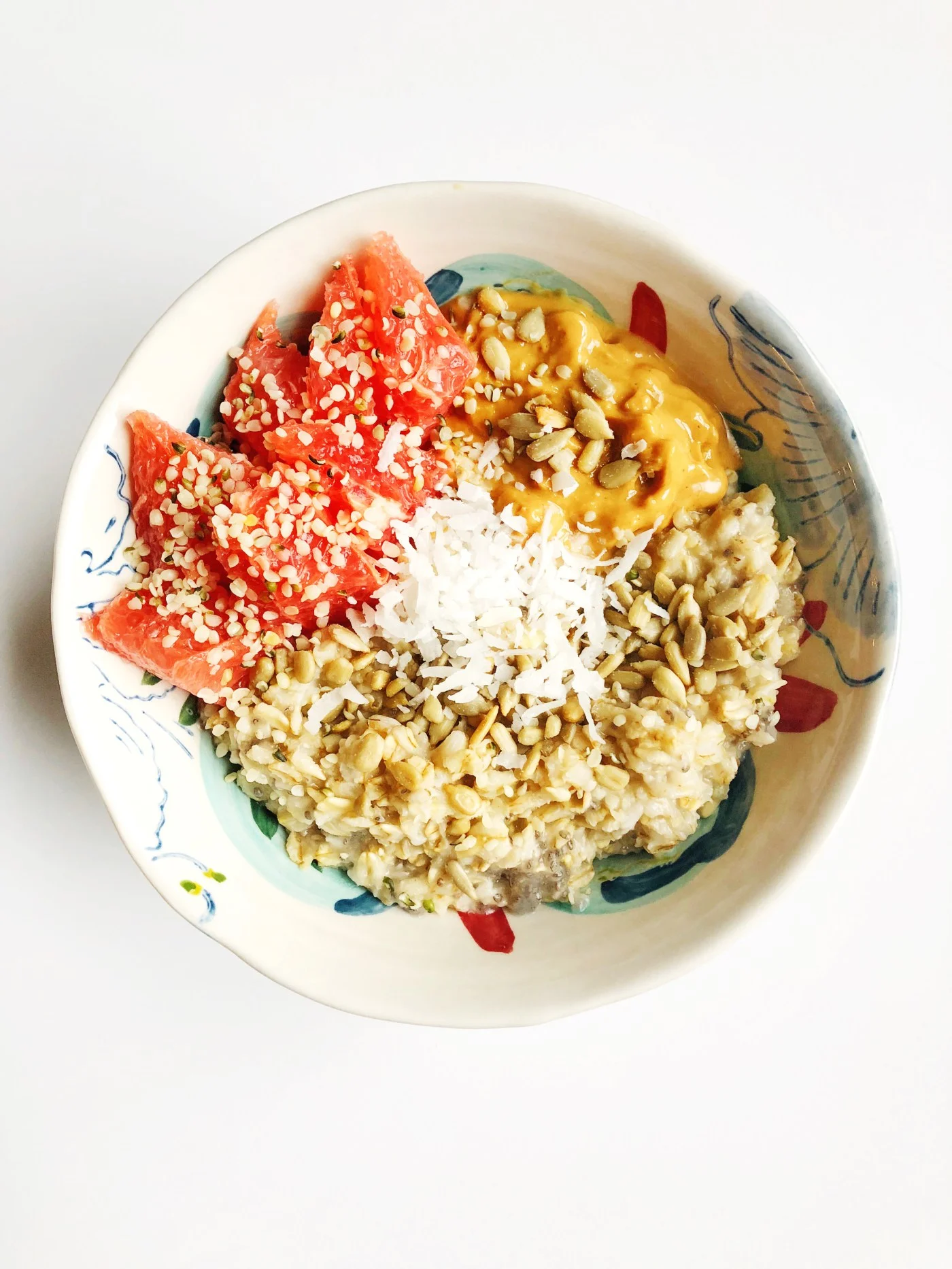 Imperfect Produce Grapefruit Oatmeal & Chia Seed Bowl