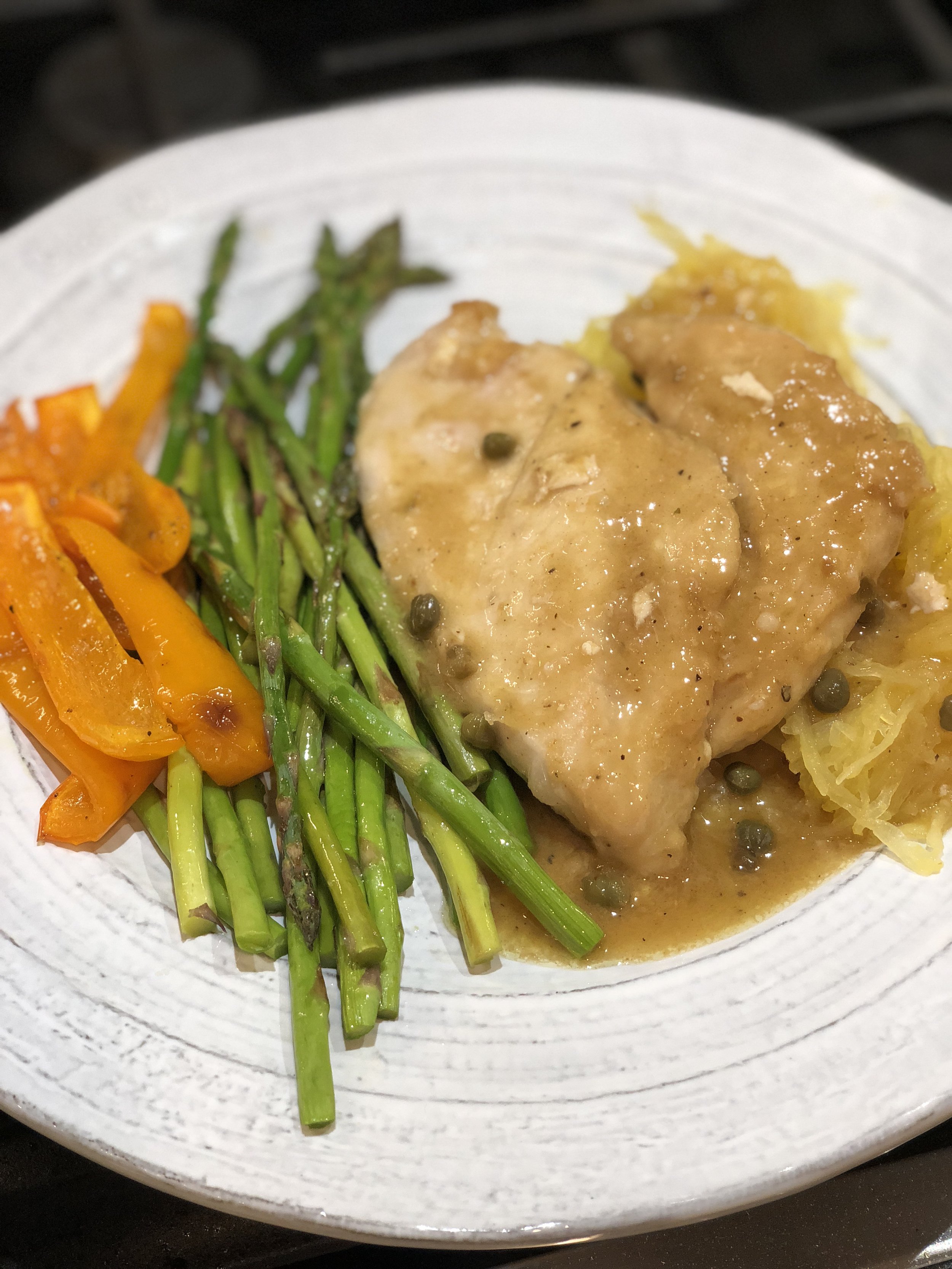 Easy Chicken Piccata — Almonds + Asana