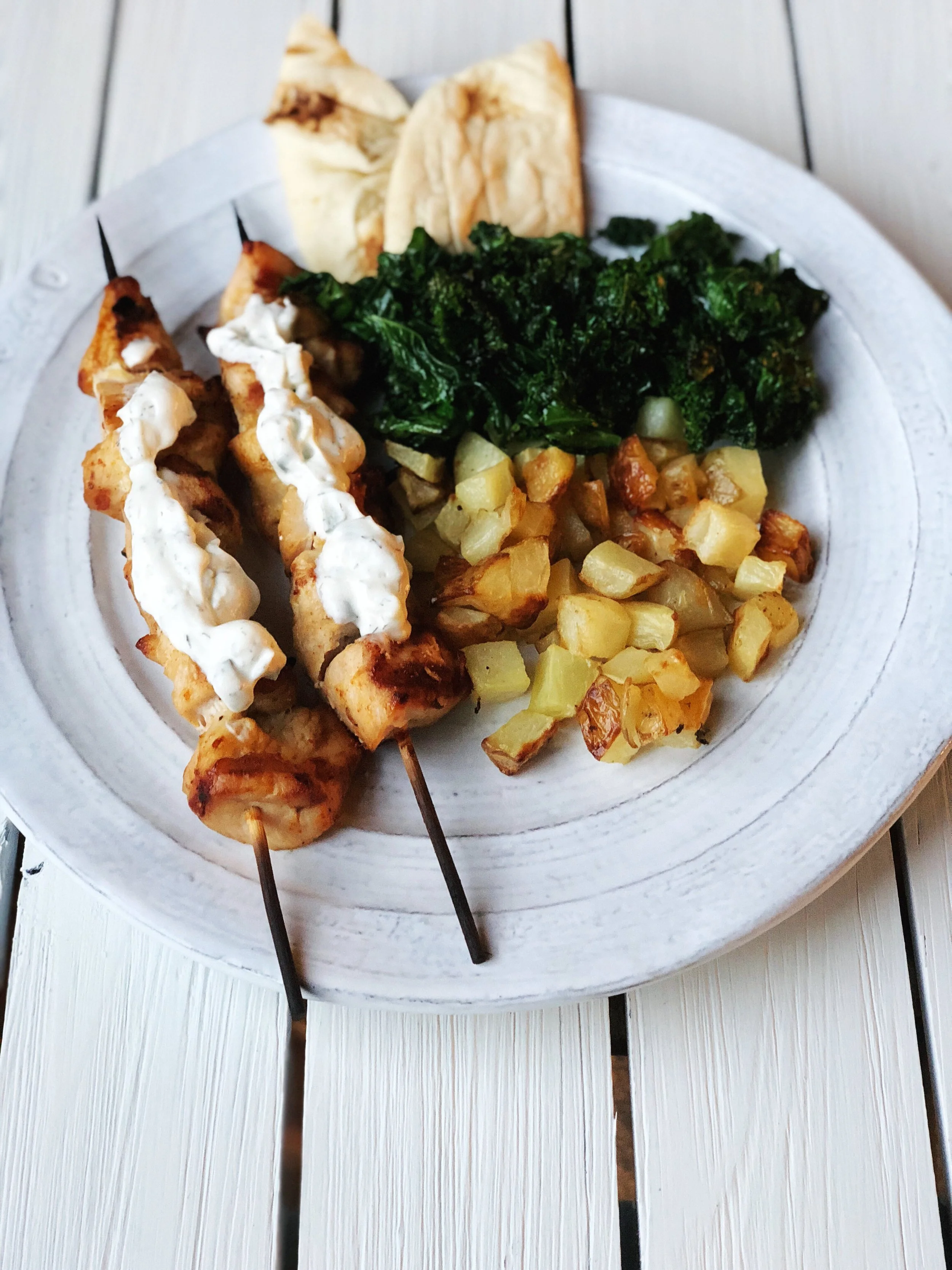 Coconut Tandoori Chicken Kebabs