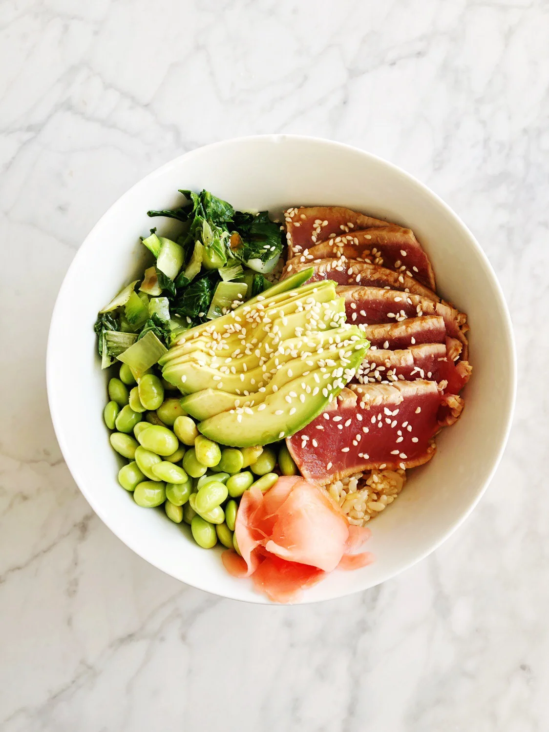 Seared Tuna &amp; Brown Rice Bowl