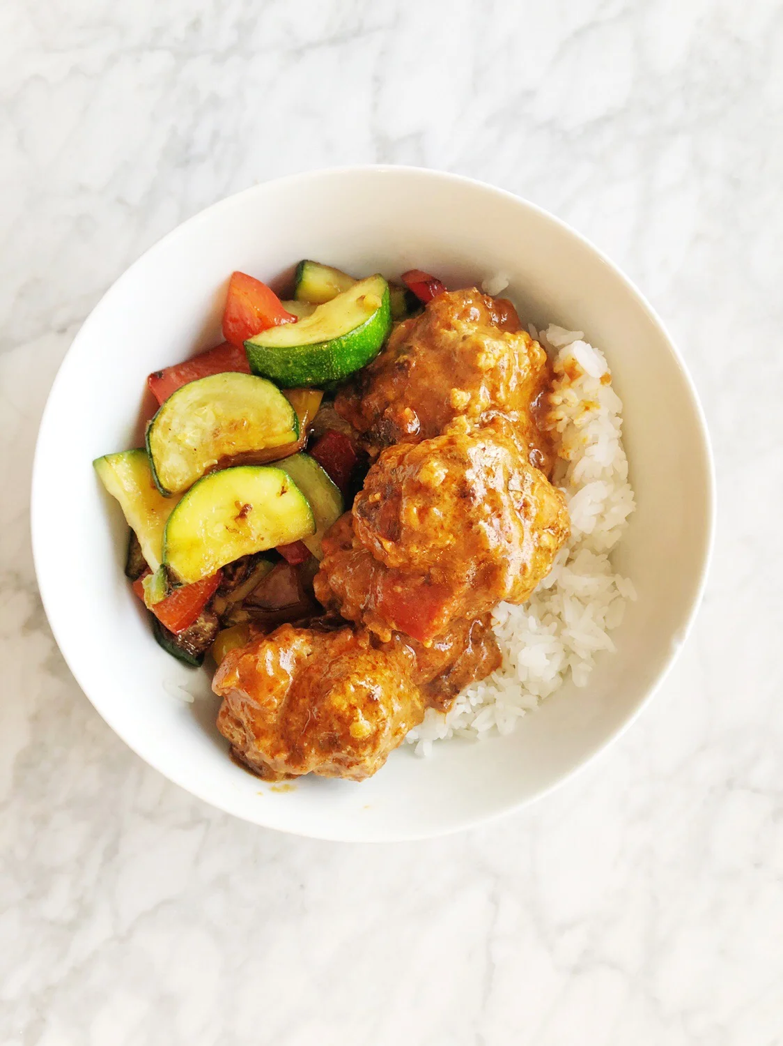 Crockpot Tikka Masala Turkey Meatballs (Eggless Recipe)