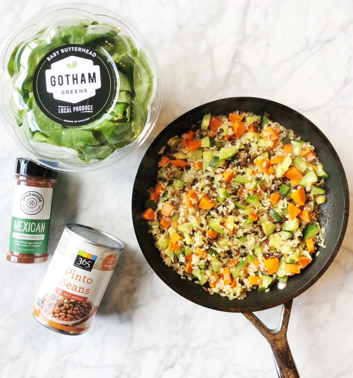 Lettuce Cup Turkey Tacos &amp; Veggie Wild Rice Skillet