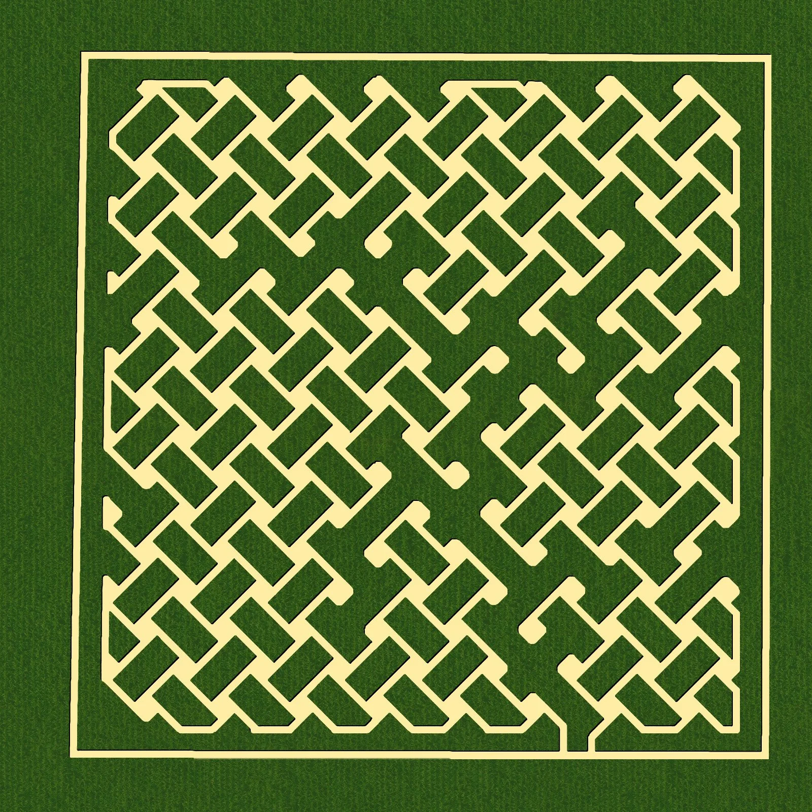 Geometric Basketweave L2406